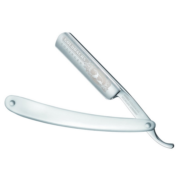Golddachs Straight Razor Wit 1Stuks