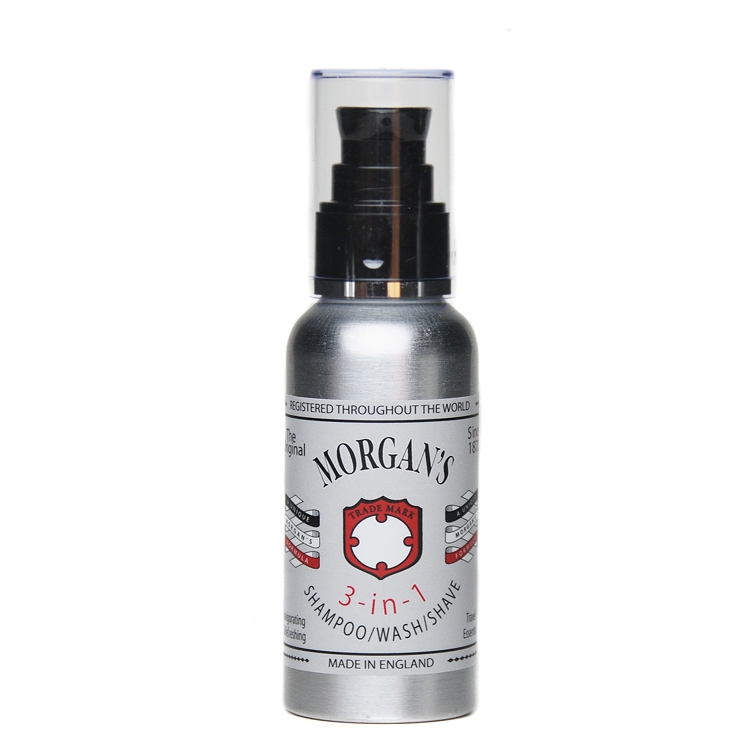 Morgan's 3-in-1 Shampoo/Wash/Shave Gel 100ml