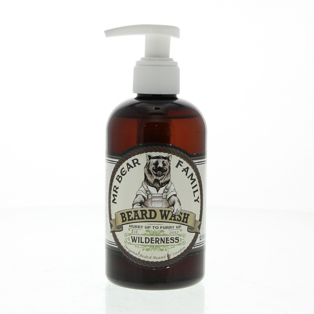 Mr Bear Family Beard Care Beard Wash Gel Wilderness 250ml