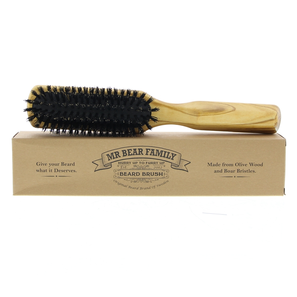 Mr Bear Family Beard Care Beard Brush Borstel 1Stuks