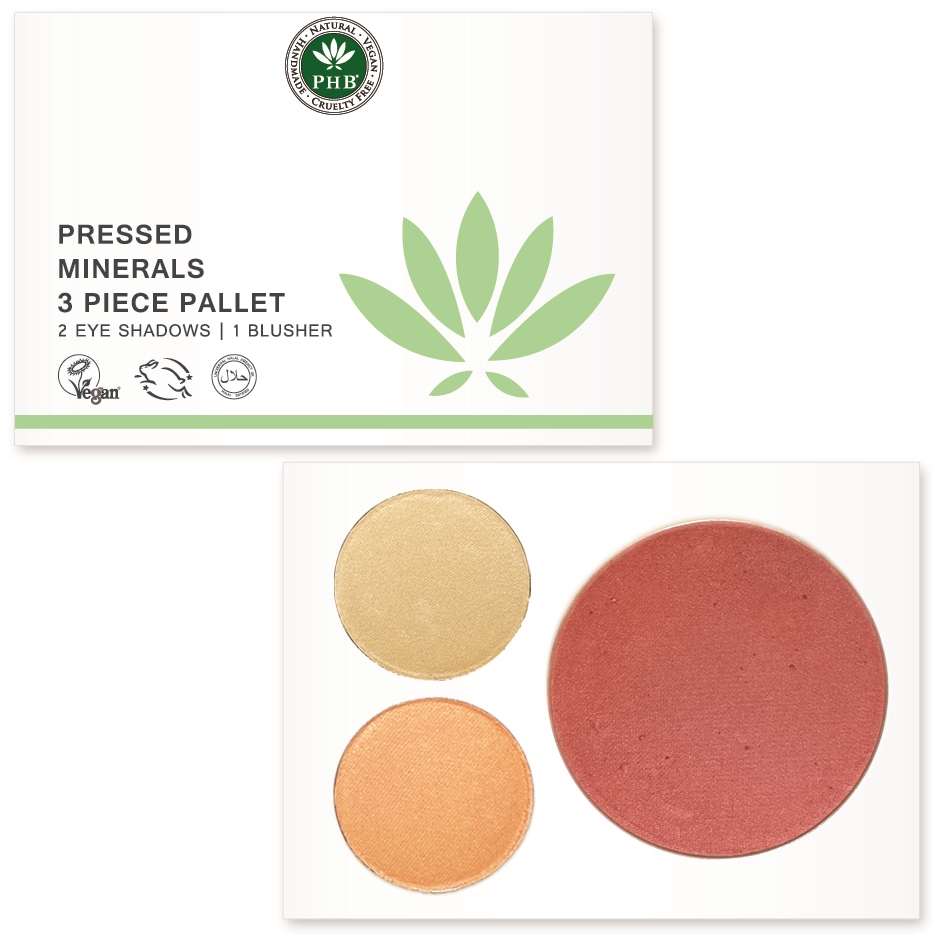 PHB Ethical Beauty Pressed Minerals 3 Piece Pallet 15gr