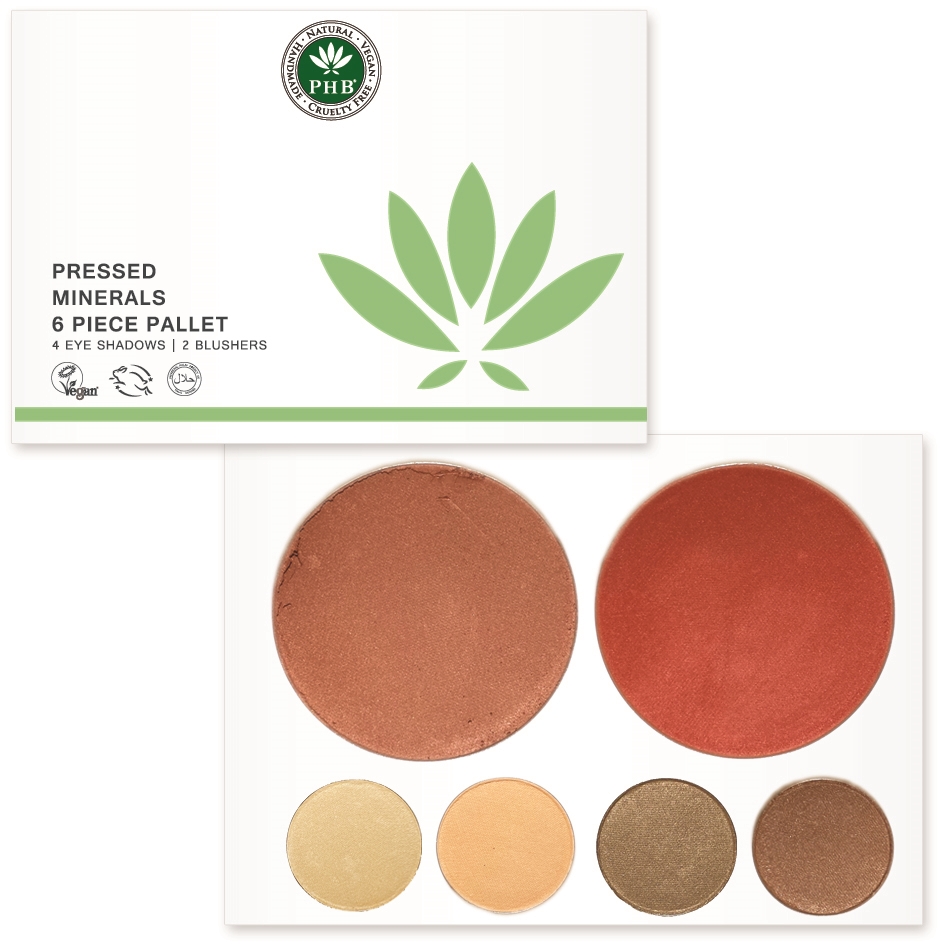 PHB Ethical Beauty Pressed Minerals 6 Piece Pallet 30gr