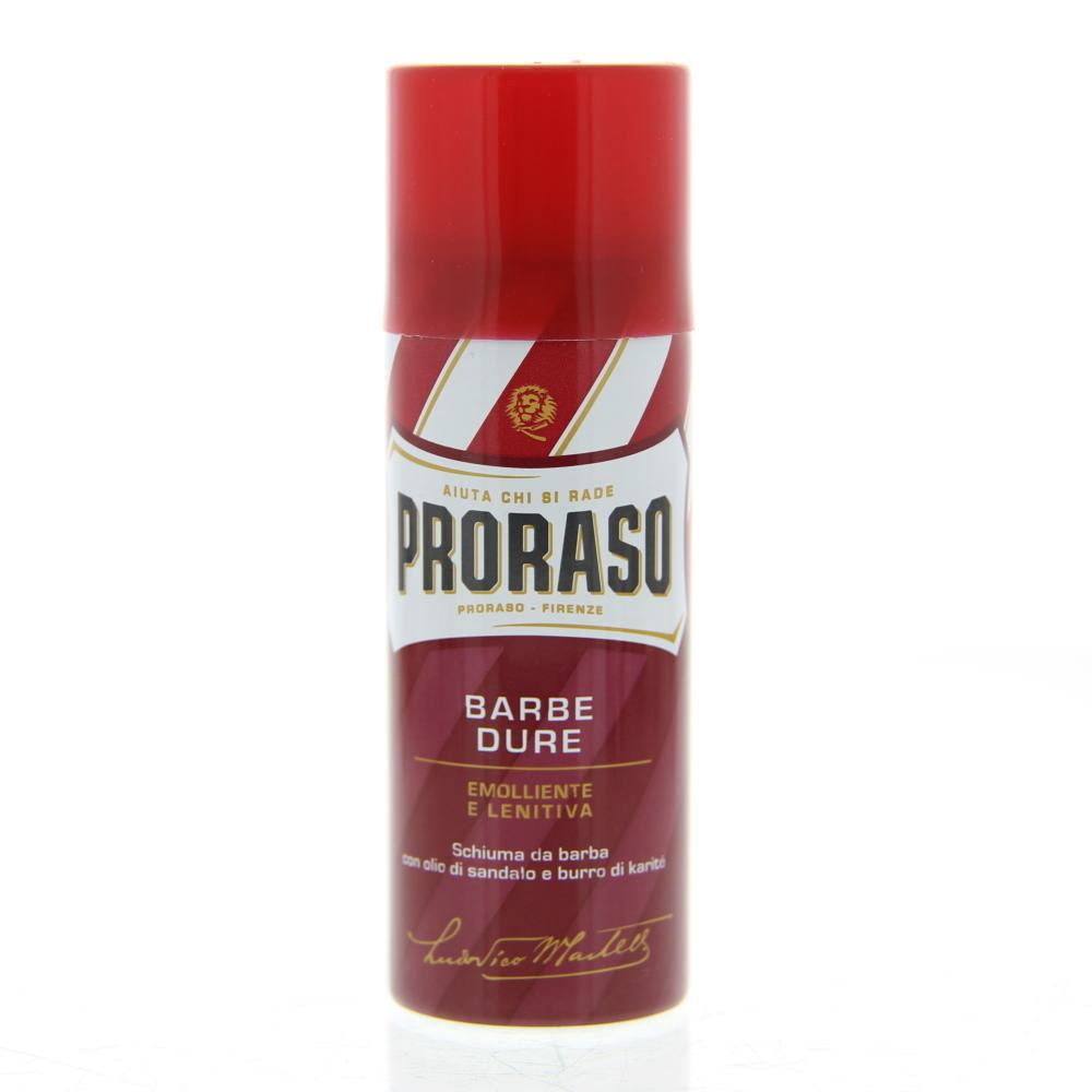 Proraso Red Shaving Foam Barbe Dure 50ml