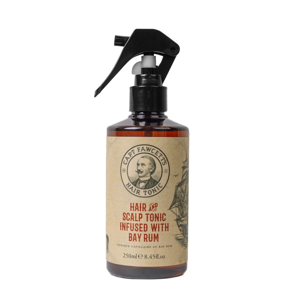 Captain Fawcett's Hair & Scalp Tonic Infused with Bay Rum 250ml