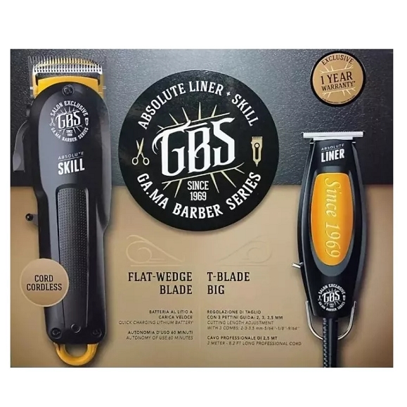 Ga.Ma Barber Series Absolute Liner + Skill Set