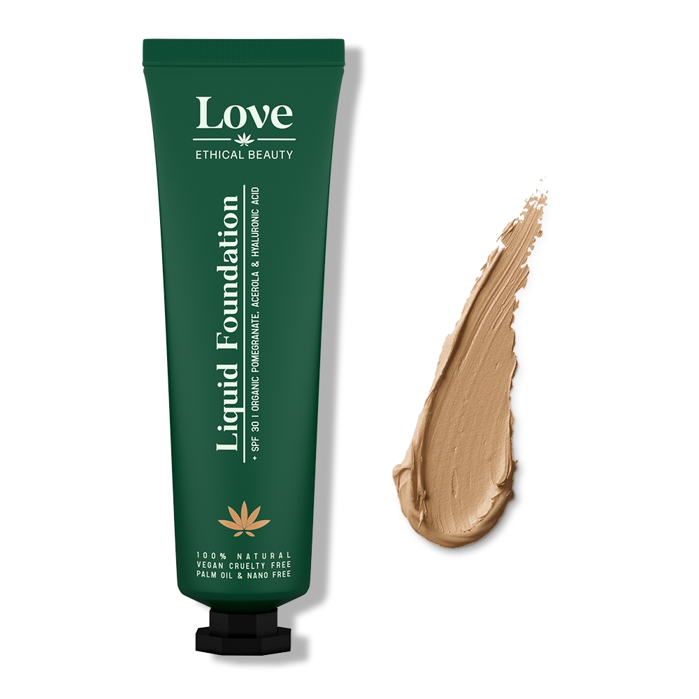 Love Ethical Beauty Liquid Foundation Medium Rose 30gr