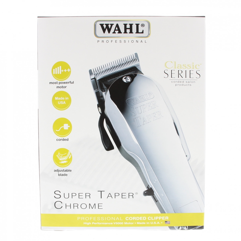 Wahl Corded Tondeuse Super Taper Chroom Ref.WA8463-316H 1St