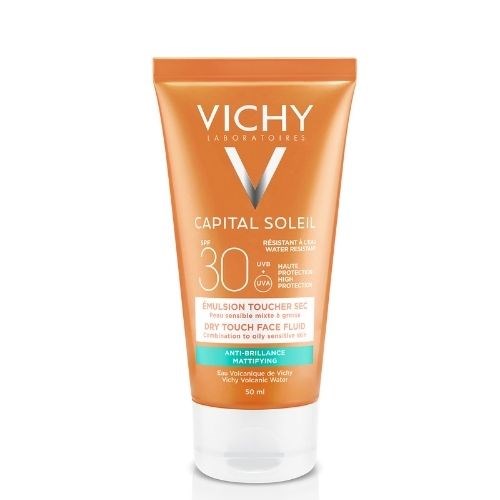 vichy ideal soleil mattifying face fluid dry touch