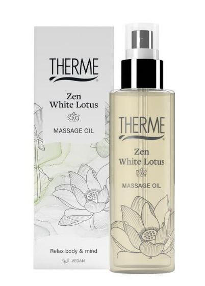Oude man blaas gat moeder Therme Zen White Lotus Massage Oil kopen | Beauty Plaza