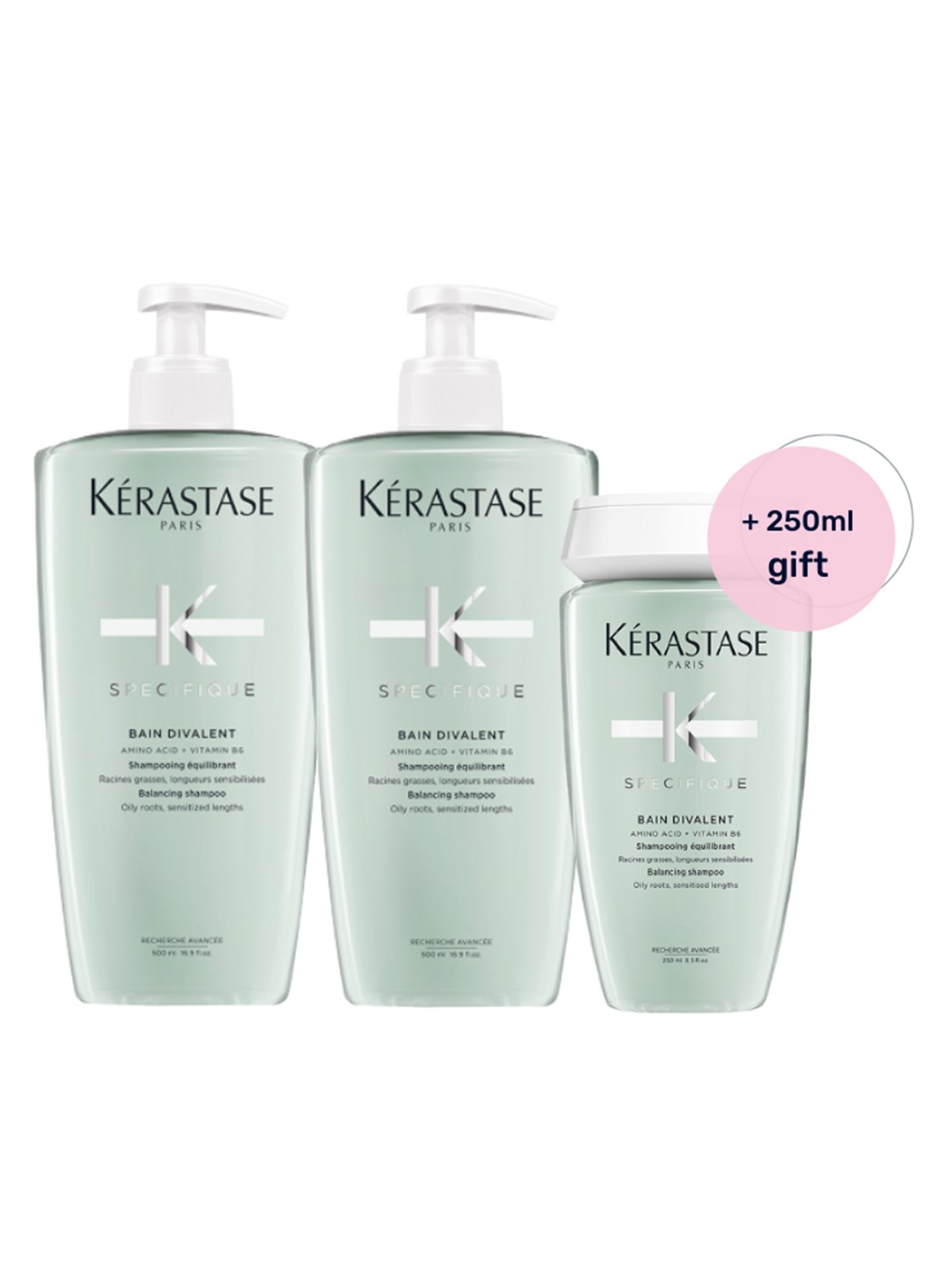 Specifique Bain Divalent 2x500ml. 250ml. shampoo for free | Plaza