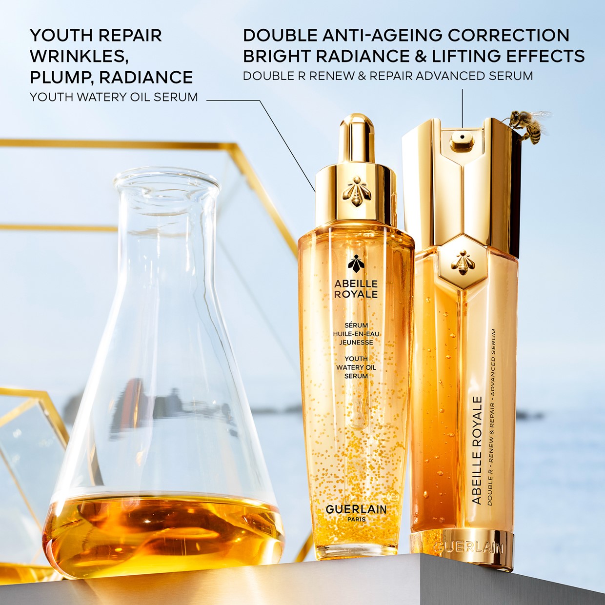 Guerlain Abeille e Youth 美容液 50ml GUERLAIN Abeille Royale Scalp & Hair Youth Oil-in-Serum