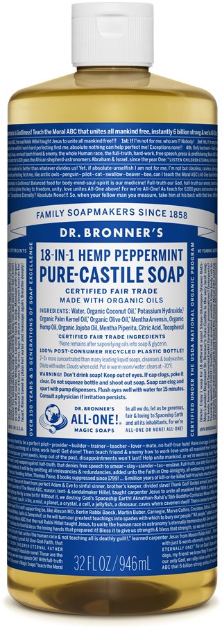 Peppermint 18-in-1 Pure-Castile Soap