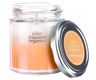 John Masters Organics Aroma Scented Candle Blood Orange & Vanilla 140ml