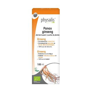 Plantendruppels Panax Ginseng