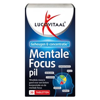 Voedingssupplementen Mentale Focus Pil