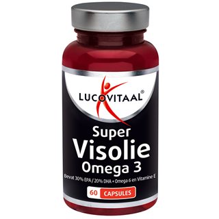 Lucovitaal Super Visolie Omega 3 60Capsules