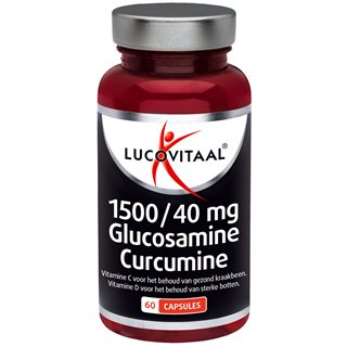 Voedingssupplementen Glucosamine Curcumine 1500/40mg