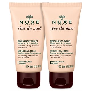 Nuxe Body Rêve de Miel Crème Mains et Ongles 2x50ml
