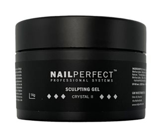 NailPerfect NailPerfect Gel LED/UV Sculpting Gel Gel Nail Polish Crystal II