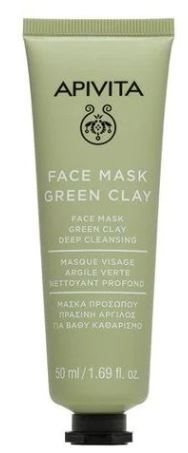 Apivita Face Care Masks & Scrubs Face Mask with Green Clay Masker