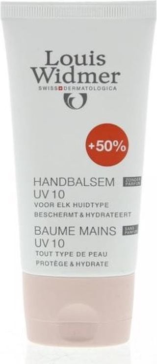 Louis Widmer Handbalsam UV10 Unparfümiert