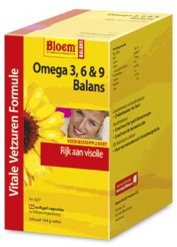 Bloem Omega 3, 6 & 9 Balans Visolie 96Capsules