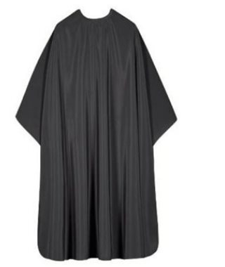 Sibel Hair Flexi Friseurmantel Druckknöpfe Schwarz Ref.5500003 02 1 Stück