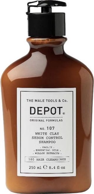 Depot Male Tools No.107 White Clay Sebum Control Shampoo 250ml