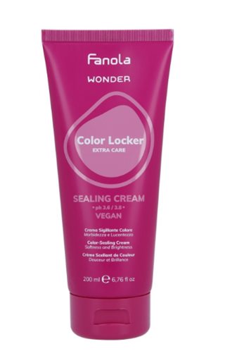 Fanola Wonder Color Locker Shampoo 350ml Sealing Cream 200ml Milk Spray  195ml