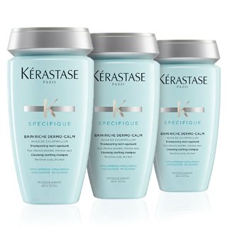 Kérastase Specifique Bain Riche Dermo-Calm shampoo 3x250ml