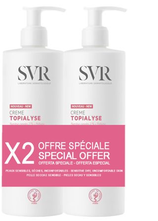 SVR Topialyse Crème Nourrissante Duo 2x 400ml