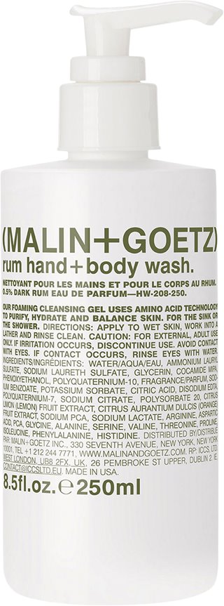 Malin + Goetz Body Rum Hand + Body Wash 250ml