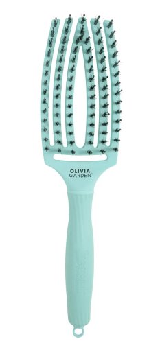 Olivia Garden Fingerbrush Iconic Boar & Nylon Mint 1Stuks