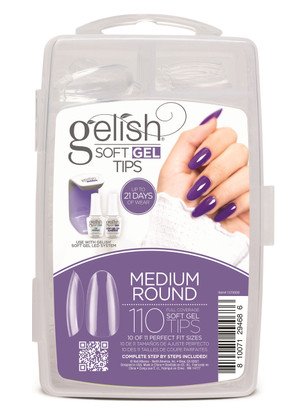 Gelish Gelish Soft Gel Tips Medium Round