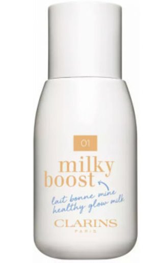 Clarins Milky Boost Foundation 01 Milky Cream 50ml