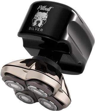 Skull Shaver Pitbull Shaver Silver PRO 1Stuks