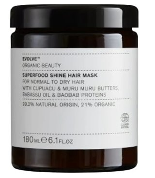 Evolve Organic Beauty Superfood Shine Hair Mask 180ml