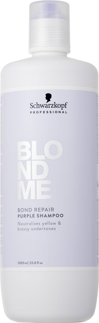 Schwarzkopf Schwarzkopf Blond Me Bond Repair Purple Shampoo 1000ml