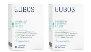 Eubos Sensitive Care Solid Washing Bar 2x125gr