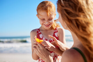 Zonnebrandcrème voor kinderen