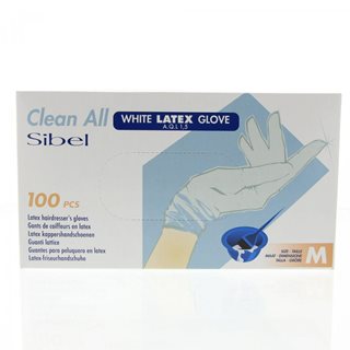 Manucure Clean All White Latex Glove
