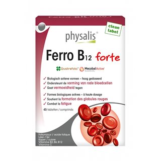 Supplementen Ferro B12 Forte