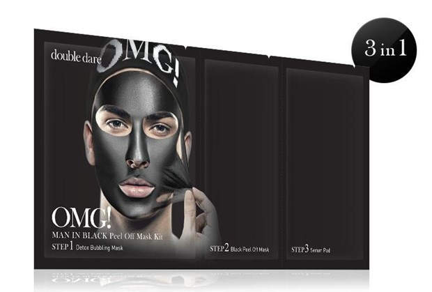 OMG! Man Man in Black Peel Off Mask Kit