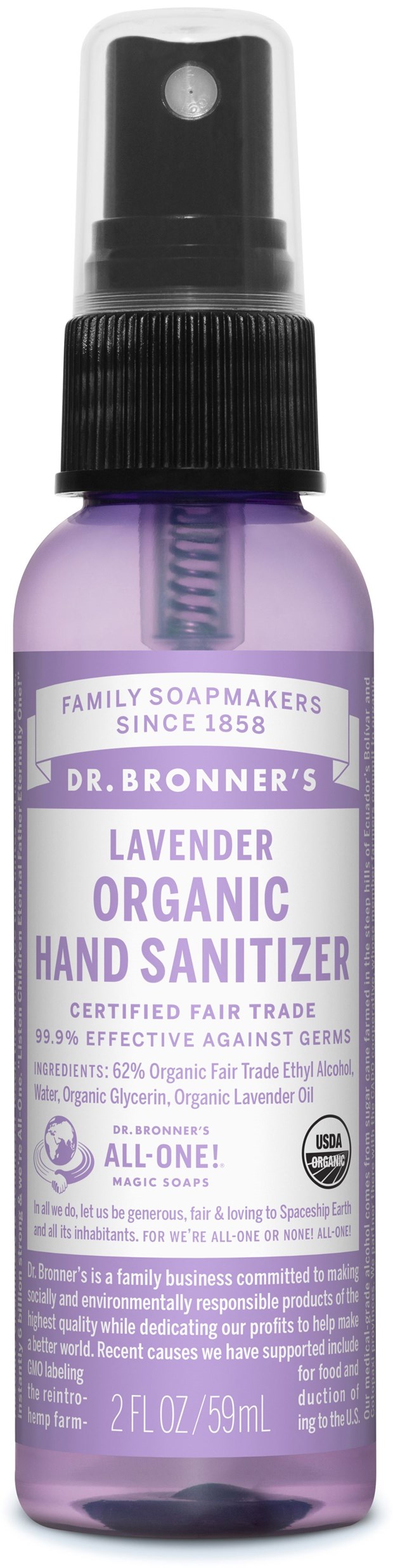 Lavender Organic Hand Hygiene Spray
