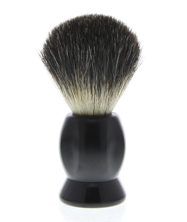 Shaving Brush Pure Badger Mat Black