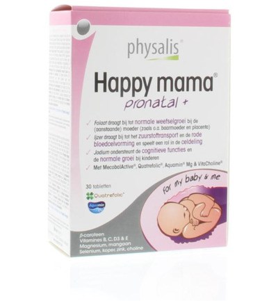 Supplementen Happy Mama Pronatal+
