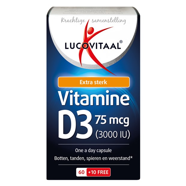 Voedingssupplementen Vitamine D3 75mcg