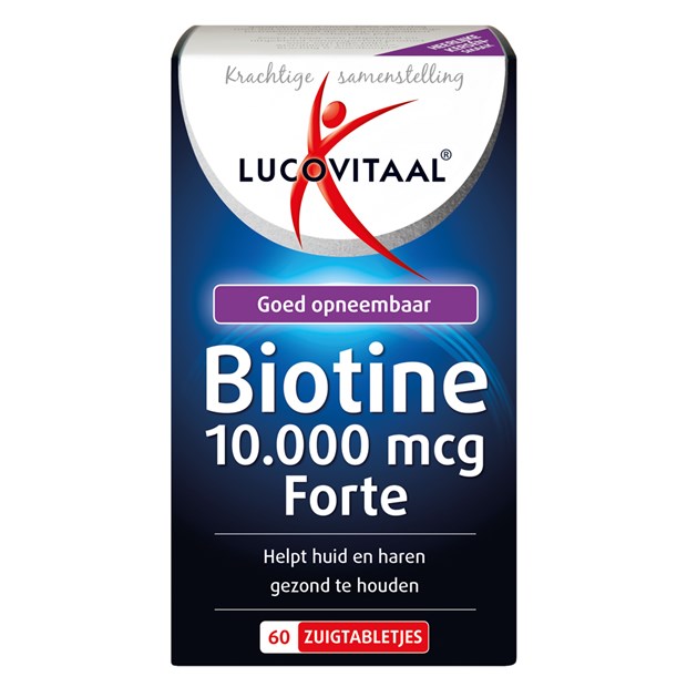 Voedingssupplementen Biotine 10.000 mcg Forte
