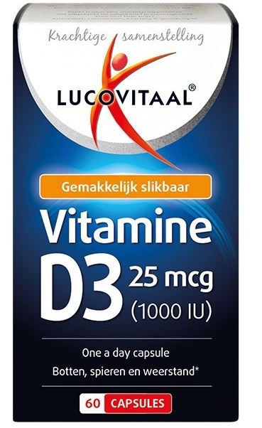 Voedingssupplementen Vitamine D3 25mcg