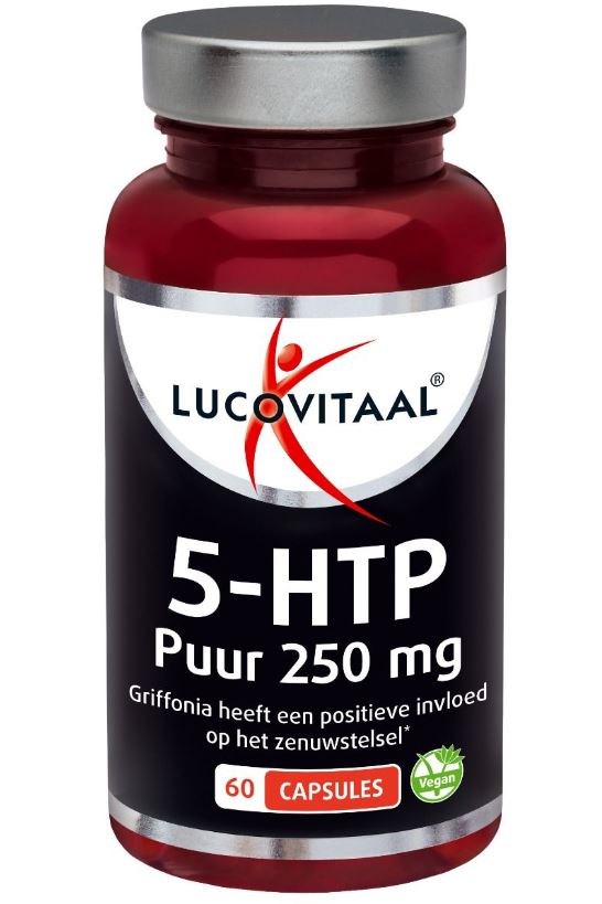 Lucovitaal Voedingssupplement 5-HTP Puur 250mg capsules